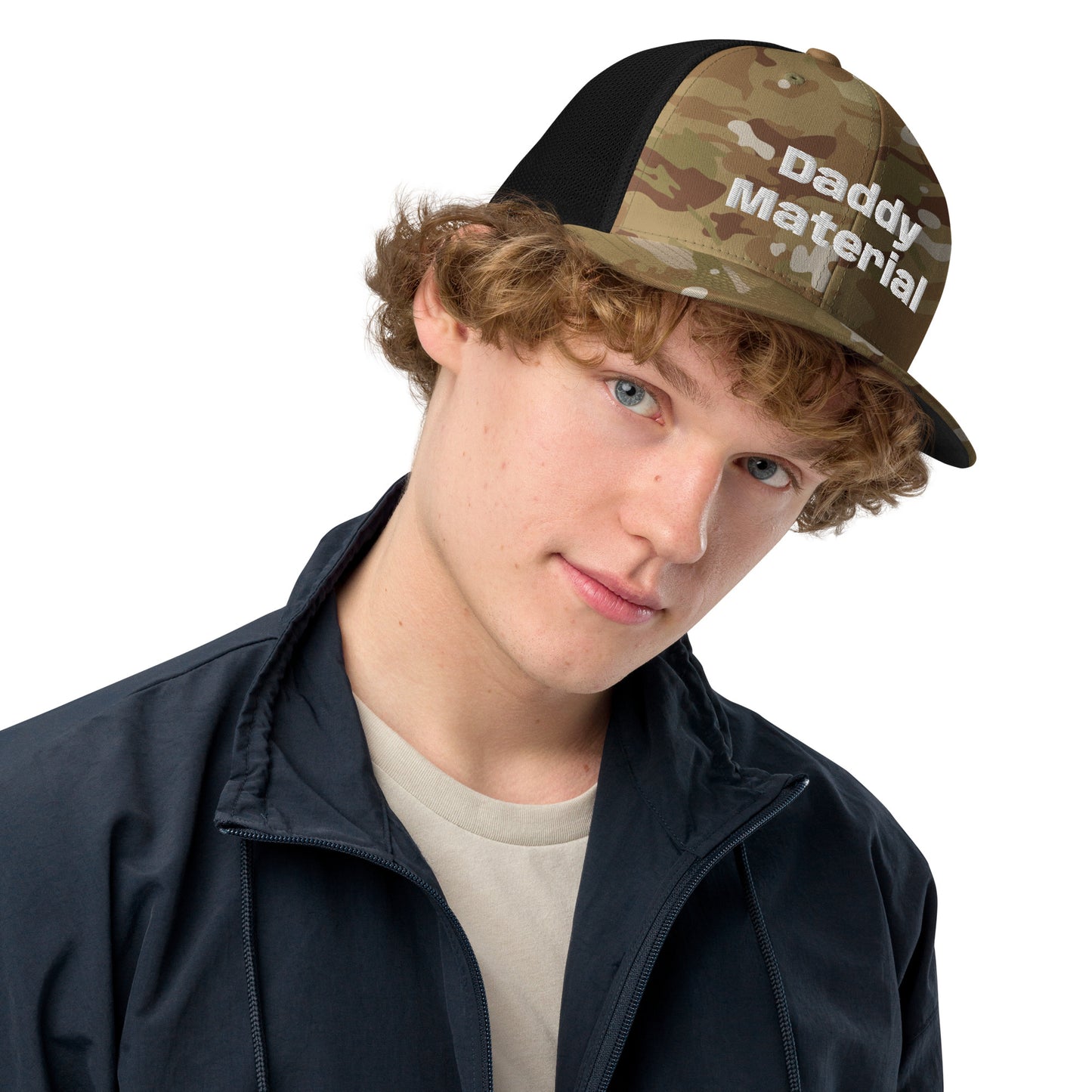 Closed-back trucker cap