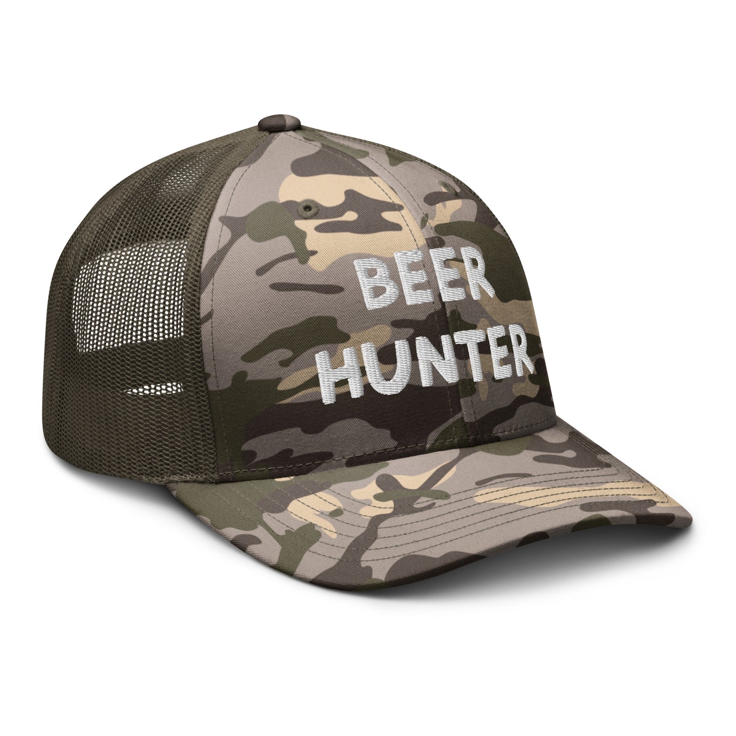 Camouflage trucker hat