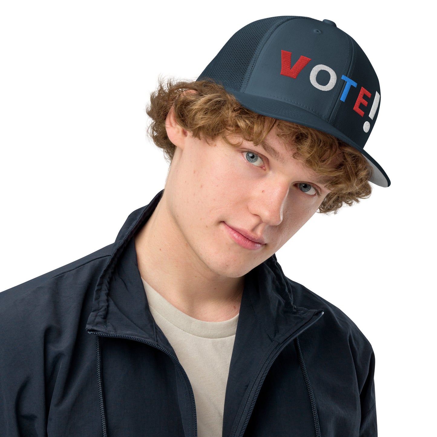 Closed-back trucker cap