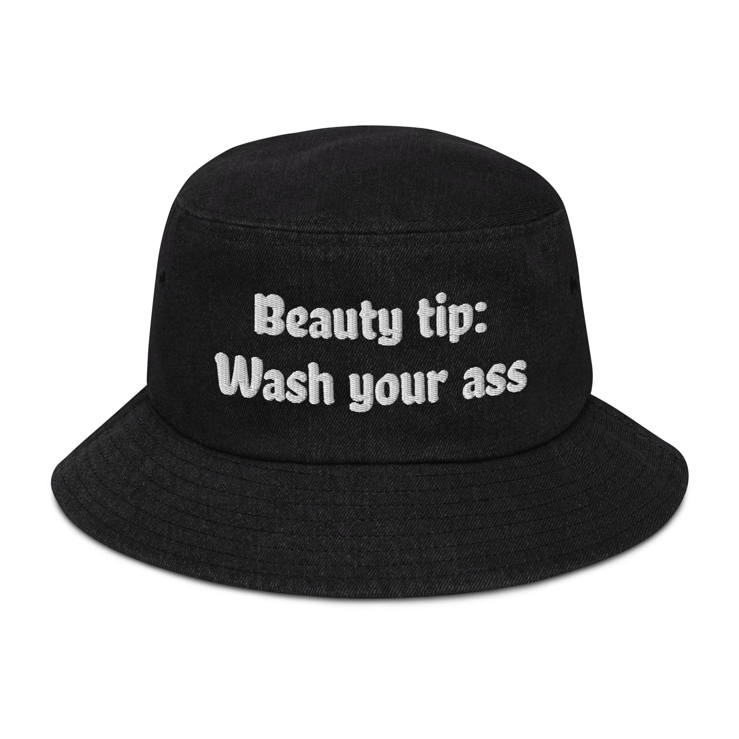 Denim bucket hat