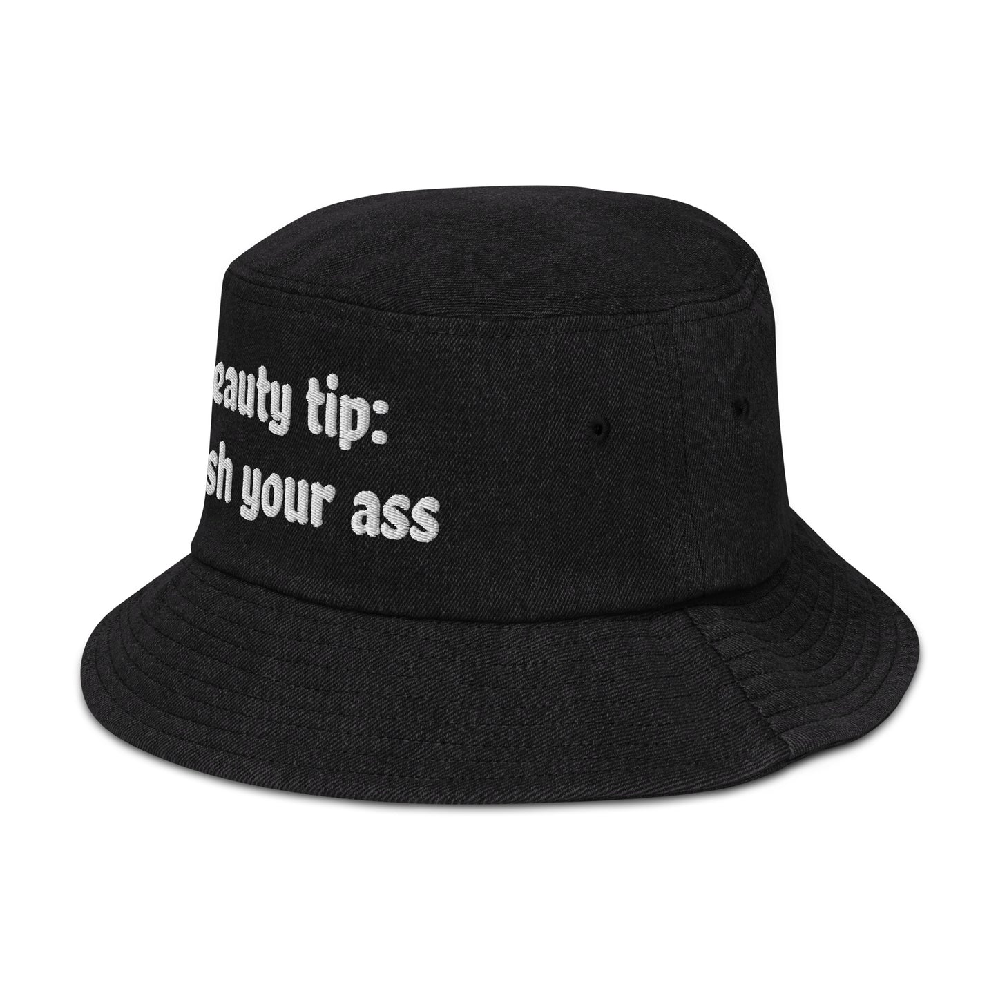 Denim bucket hat