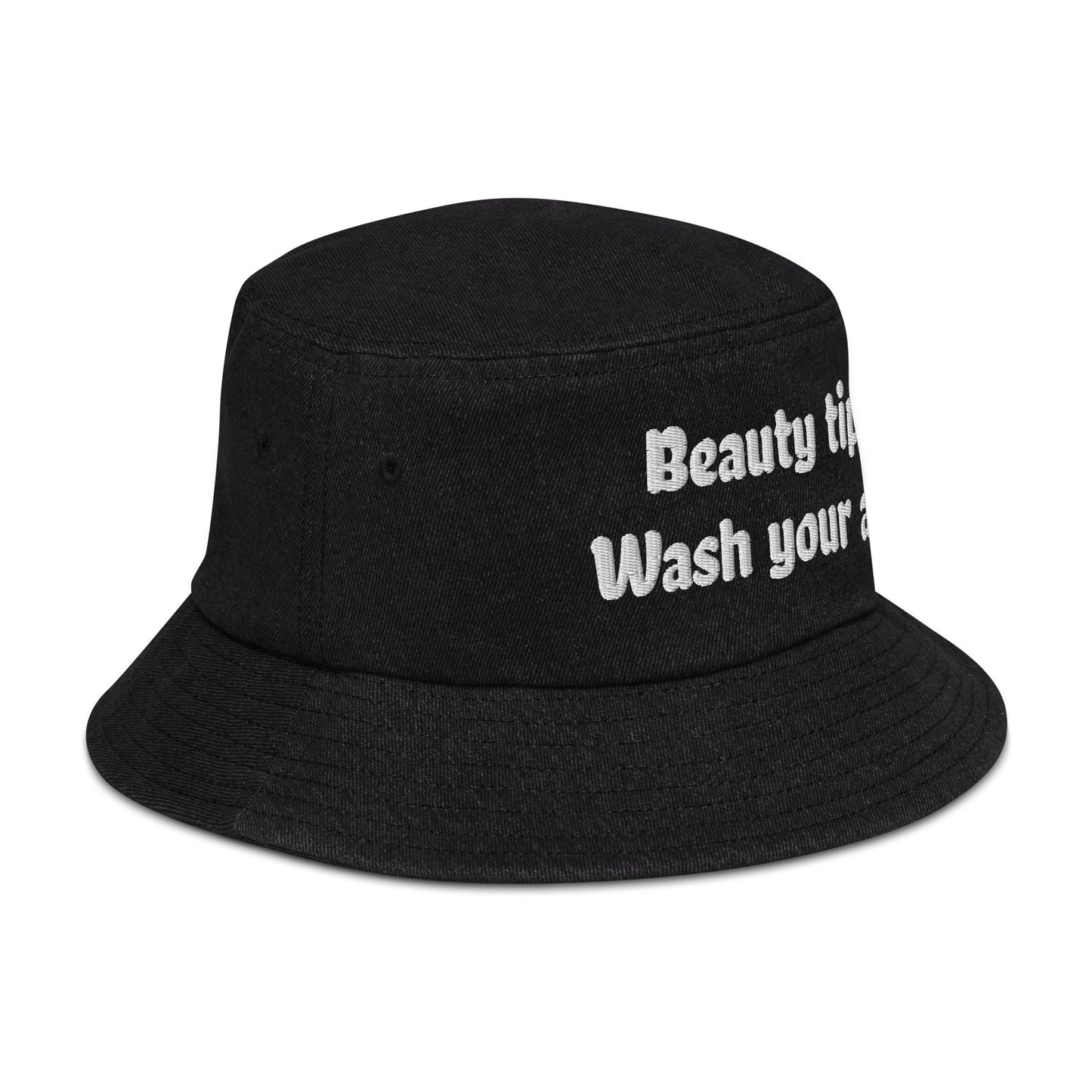Denim bucket hat