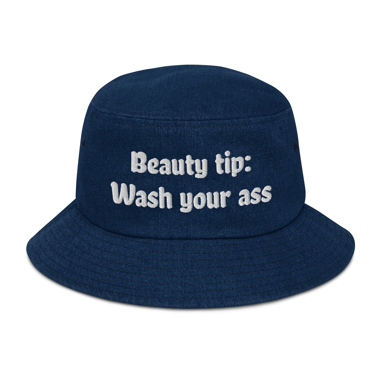 Denim bucket hat