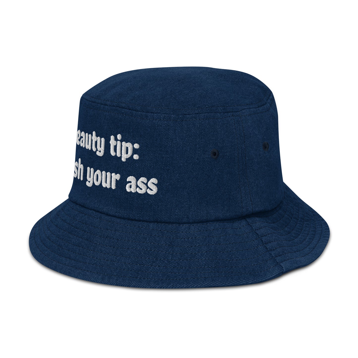 Denim bucket hat
