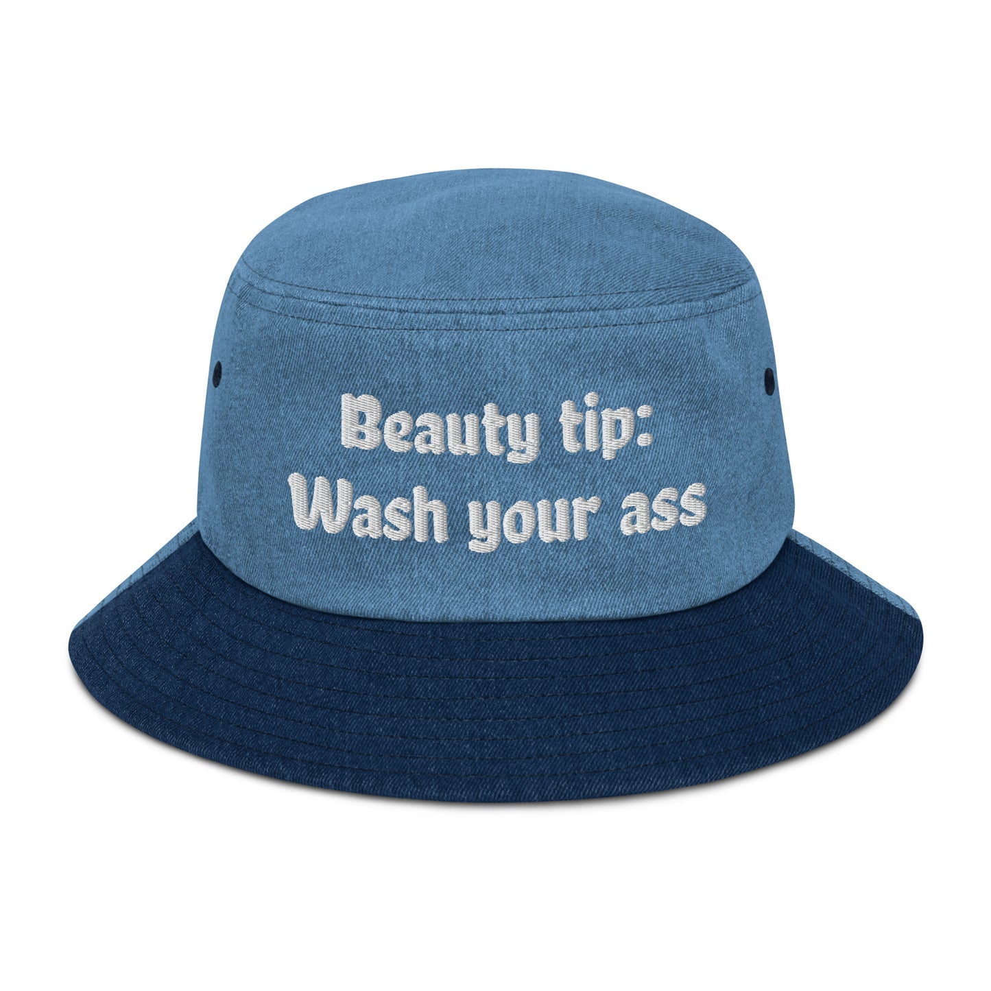 Denim bucket hat