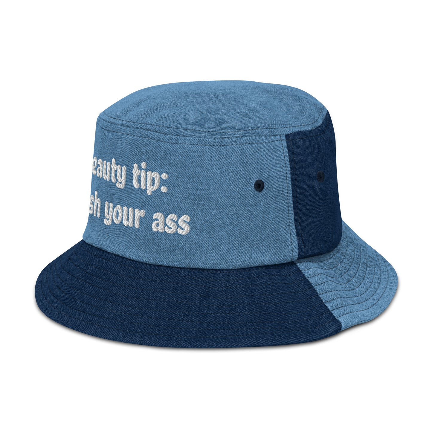 Denim bucket hat
