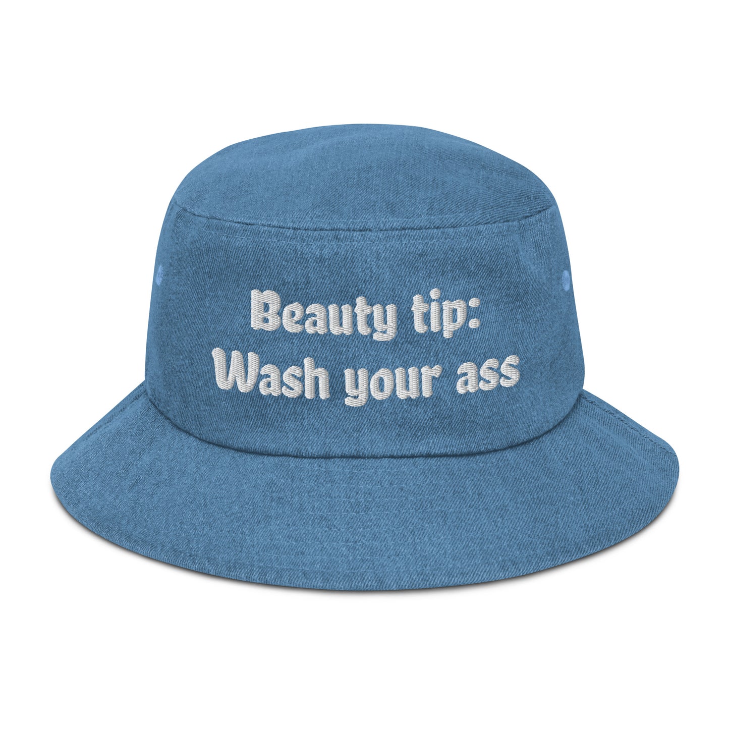 Denim bucket hat