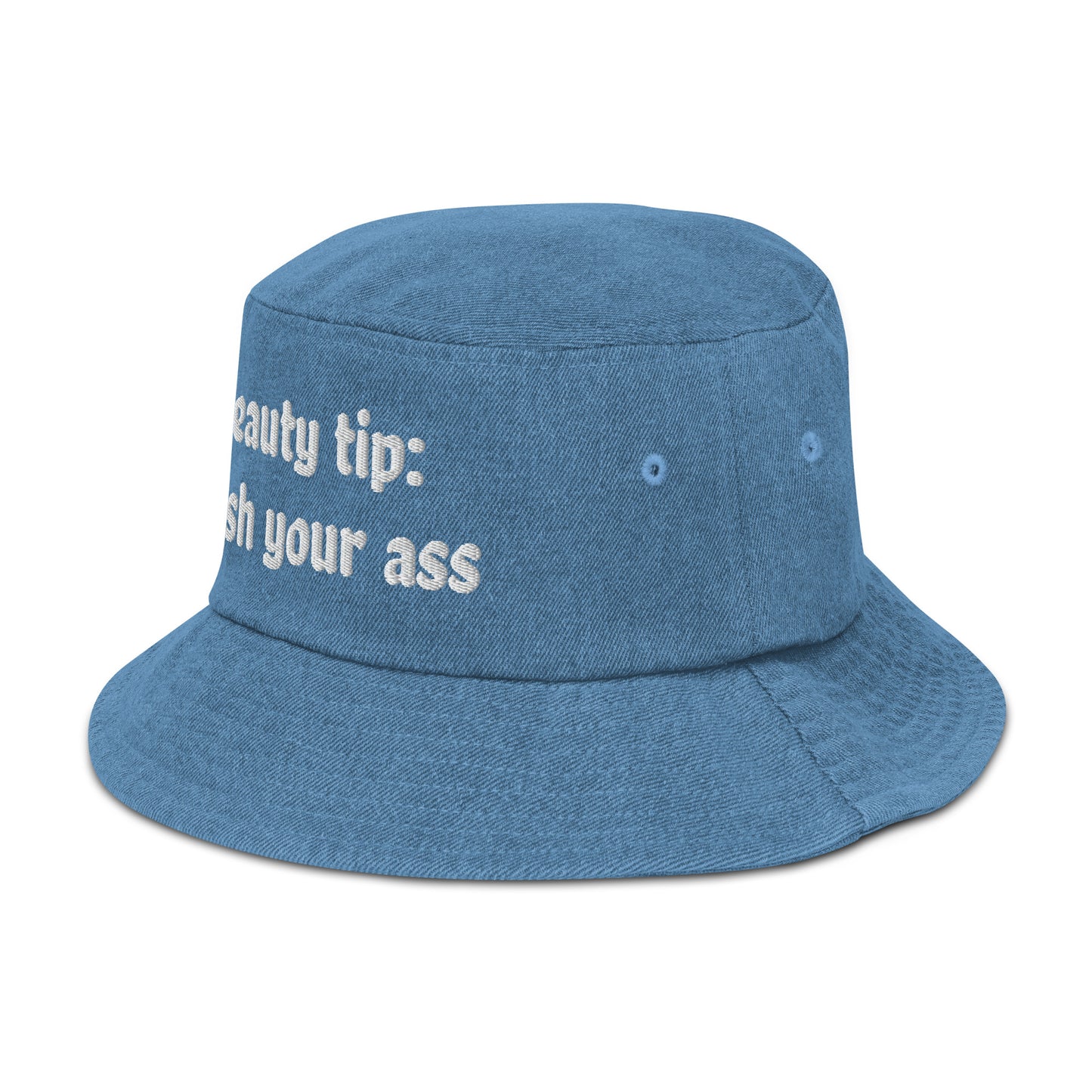 Denim bucket hat