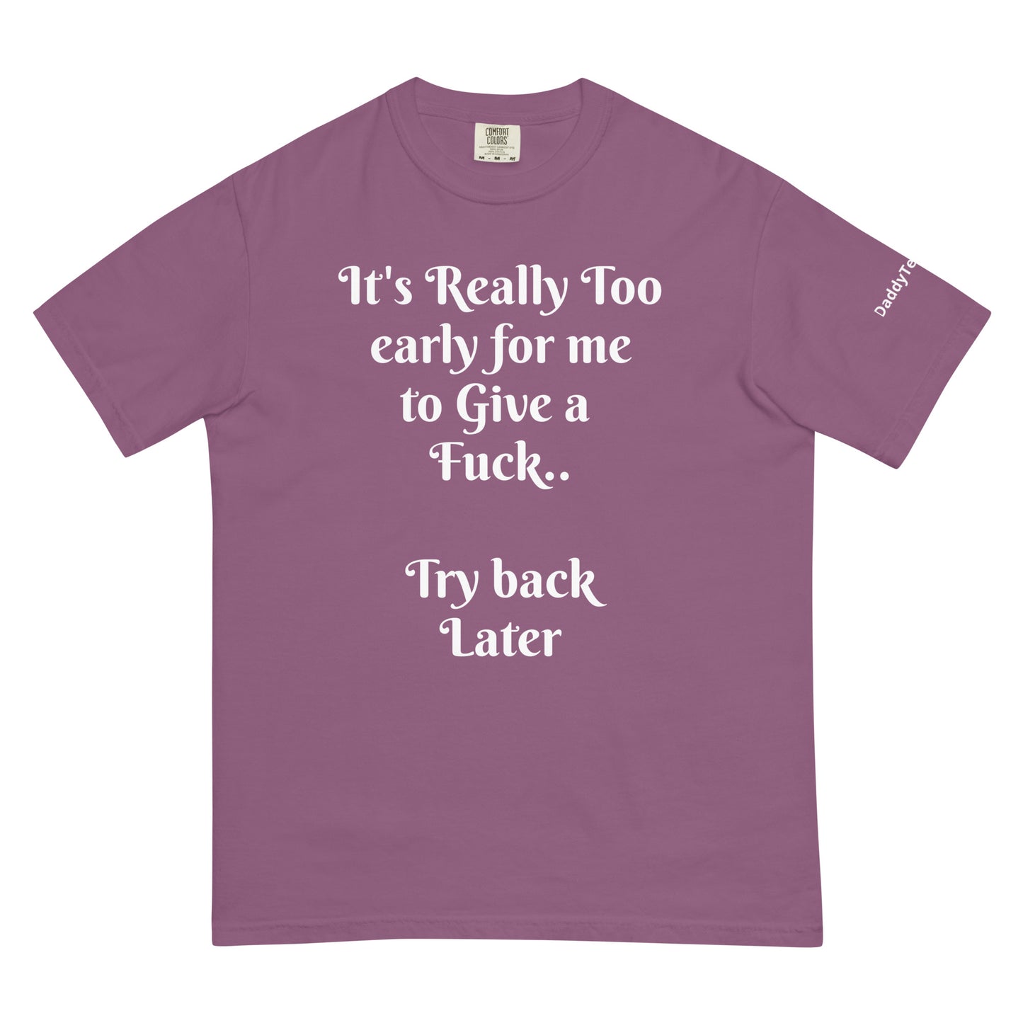 Unisex garment-dyed heavyweight t-shirt