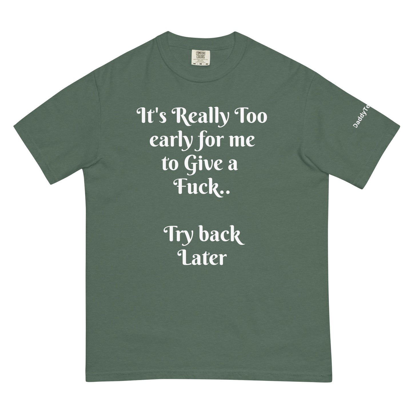 Unisex garment-dyed heavyweight t-shirt