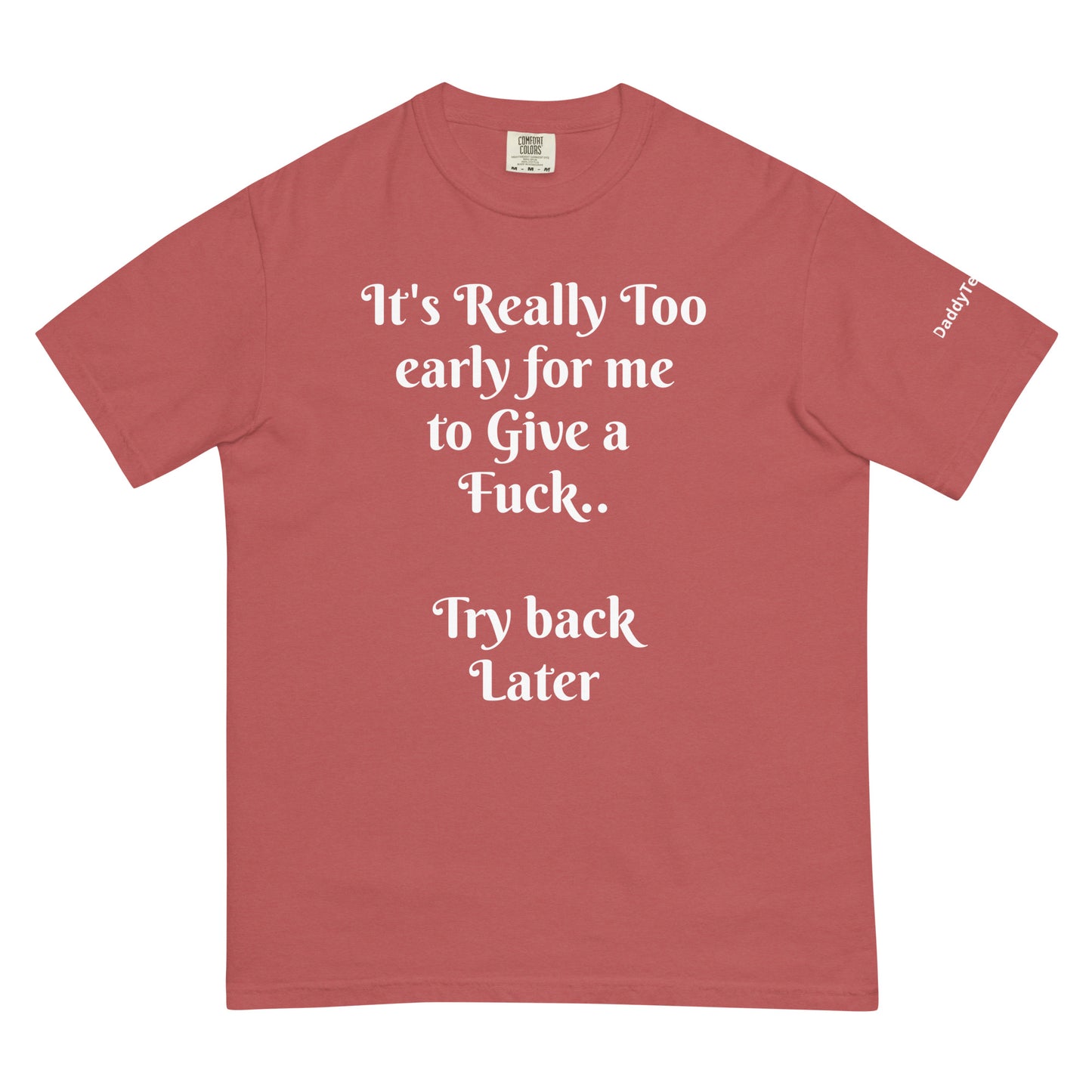 Unisex garment-dyed heavyweight t-shirt