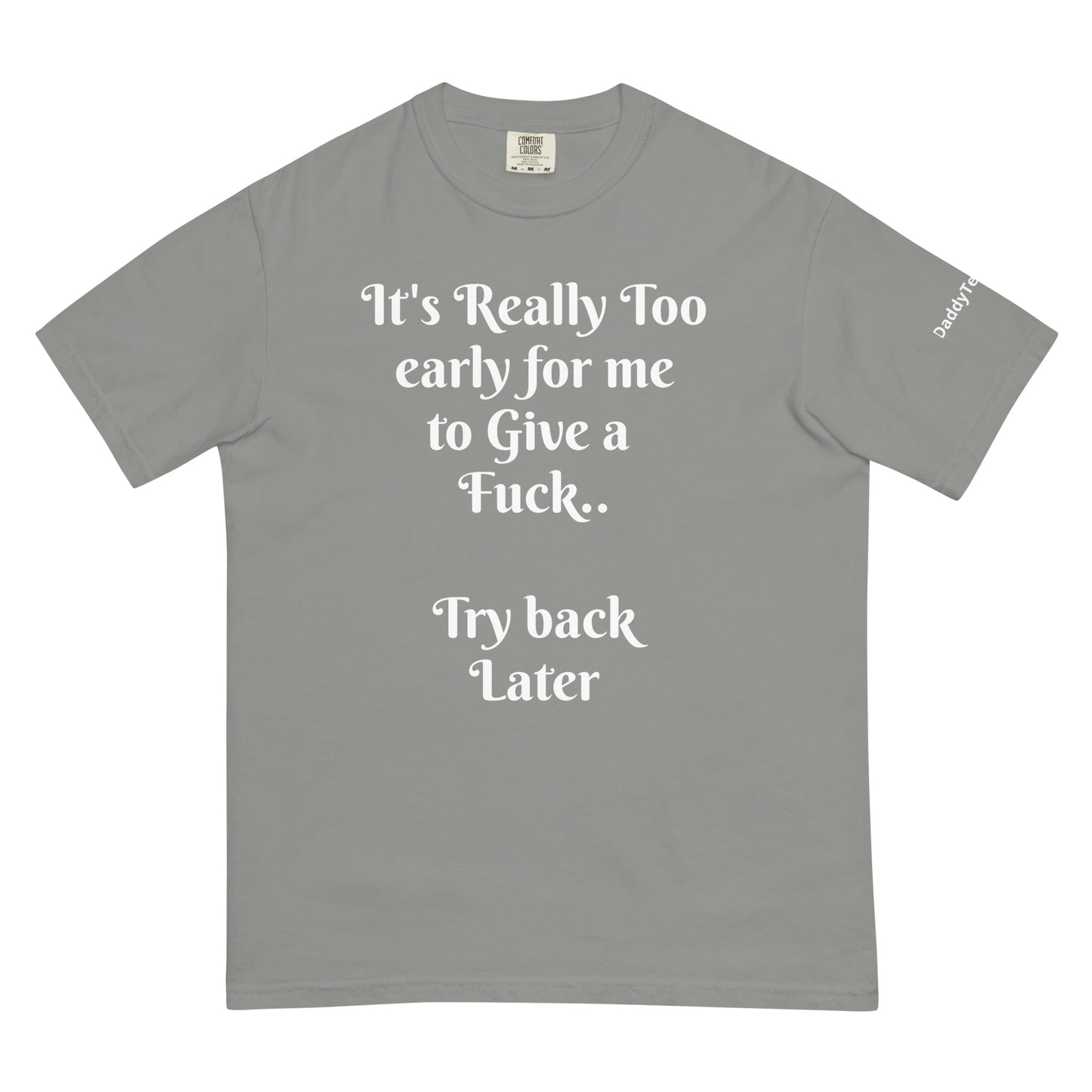 Unisex garment-dyed heavyweight t-shirt