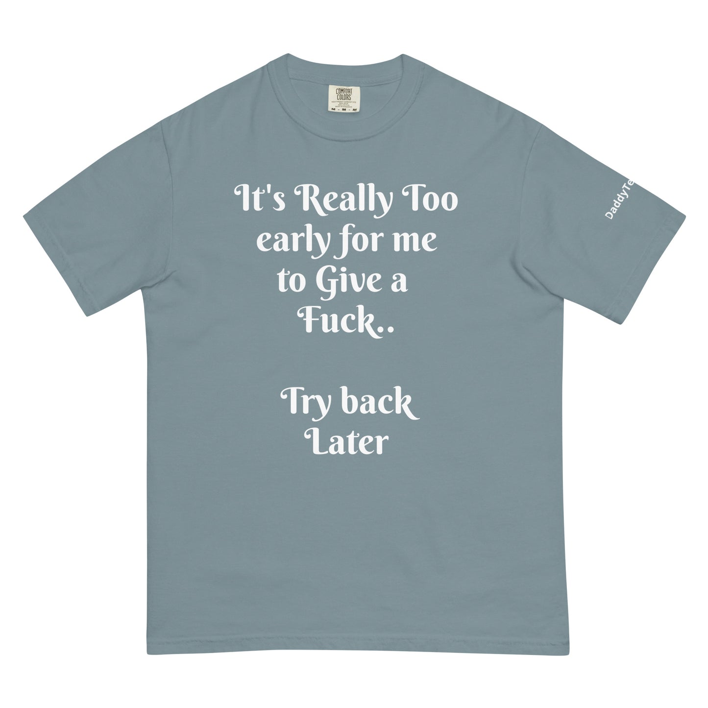 Unisex garment-dyed heavyweight t-shirt