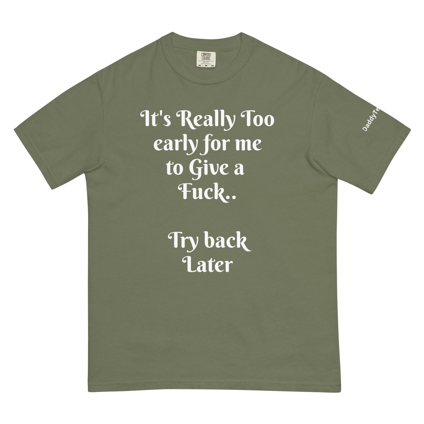 Unisex garment-dyed heavyweight t-shirt