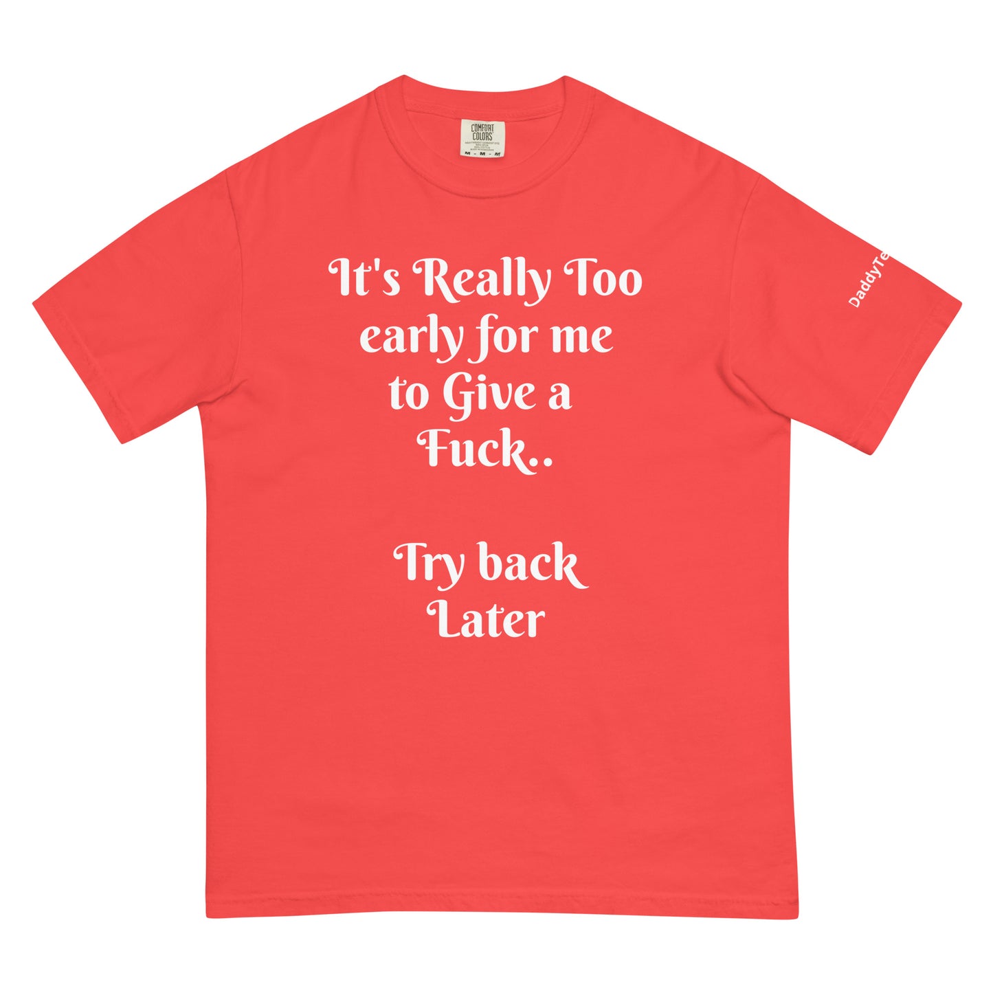 Unisex garment-dyed heavyweight t-shirt