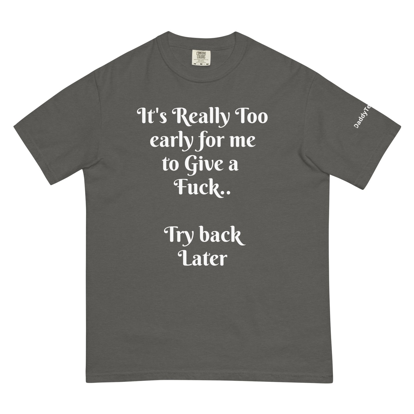 Unisex garment-dyed heavyweight t-shirt