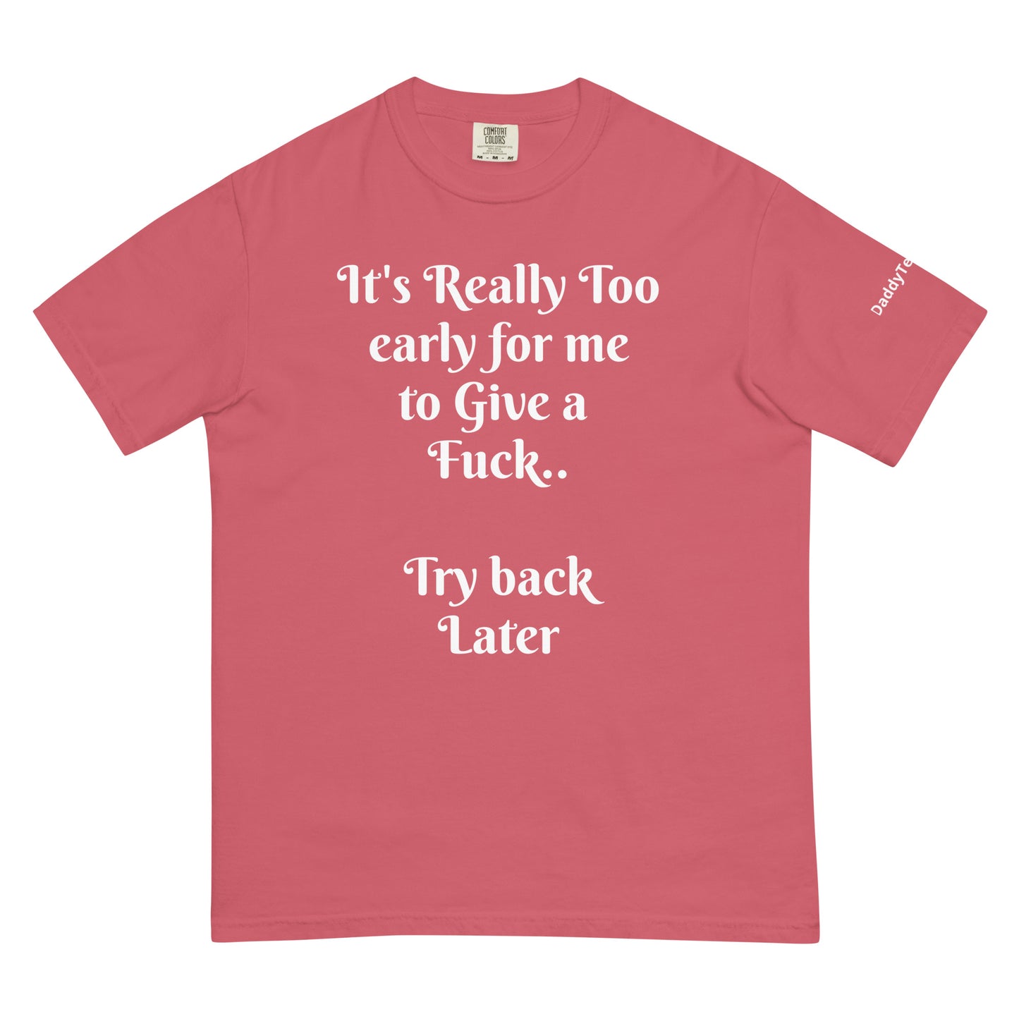Unisex garment-dyed heavyweight t-shirt