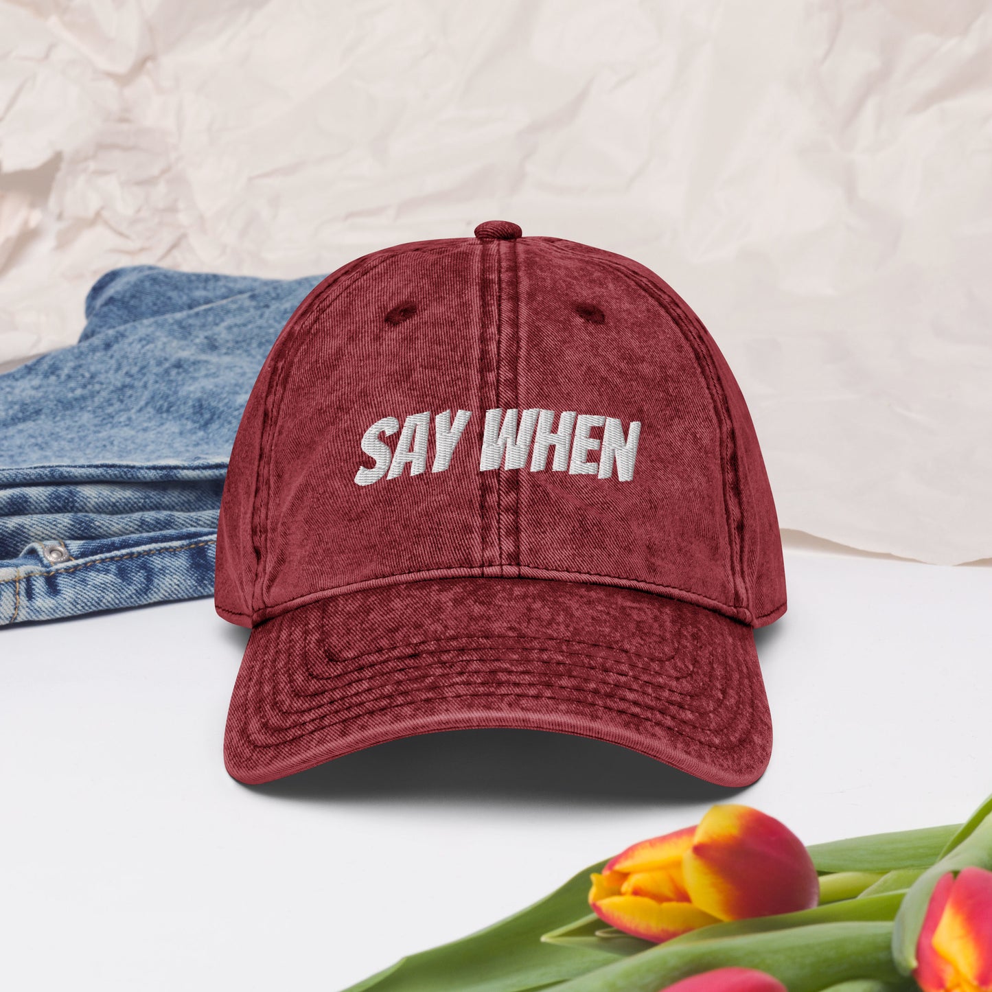 Vintage Cotton Twill Cap