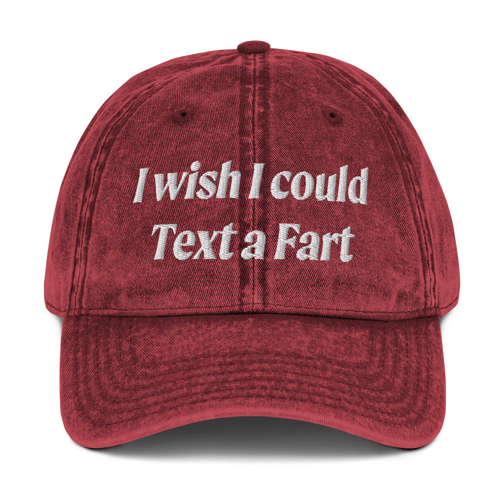 Vintage Cotton Twill Cap
