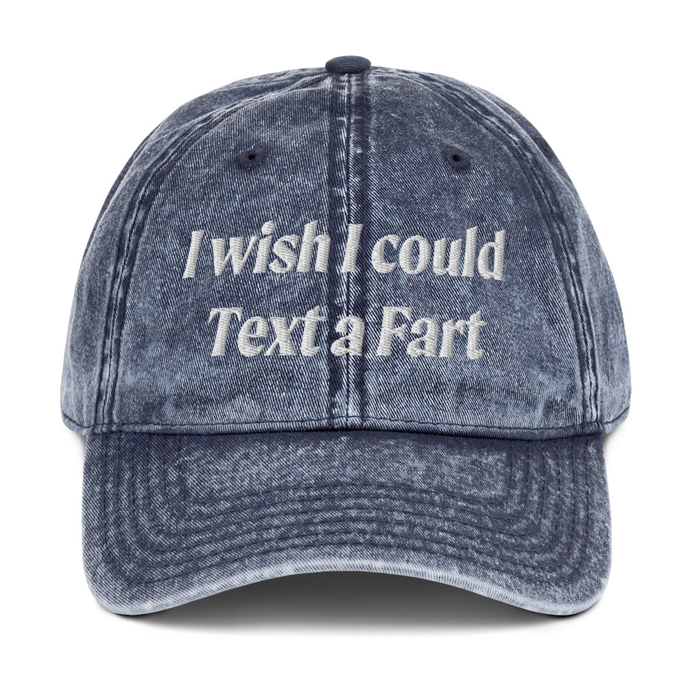 Vintage Cotton Twill Cap