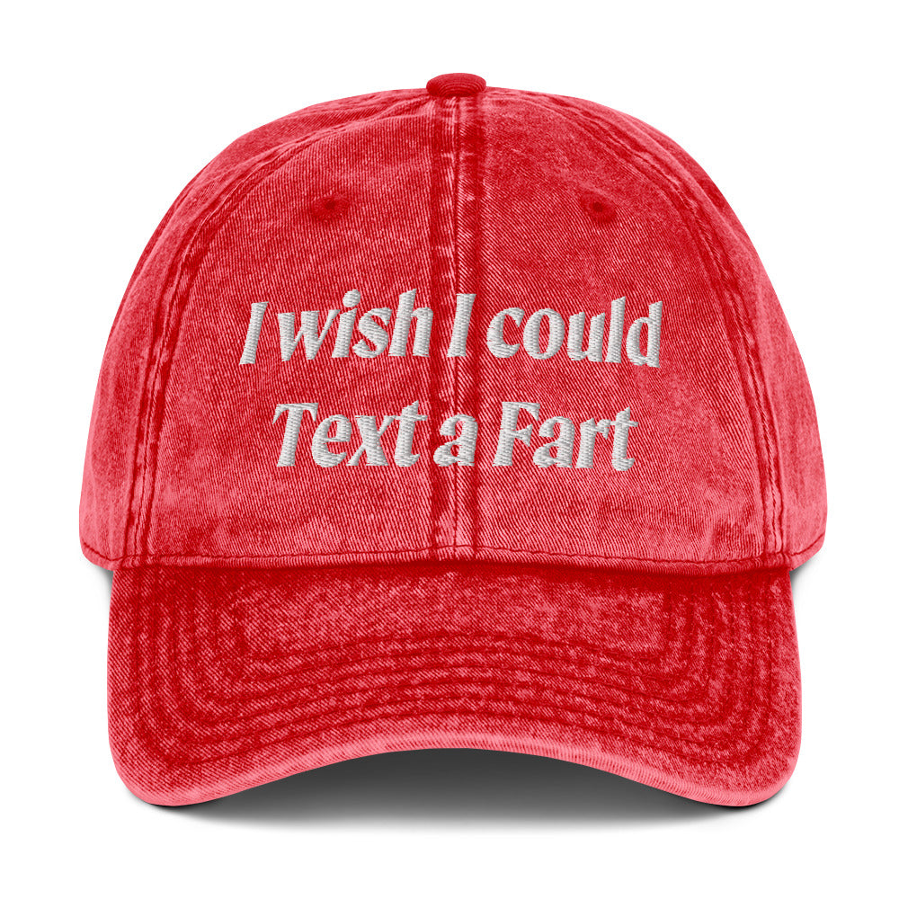 Vintage Cotton Twill Cap